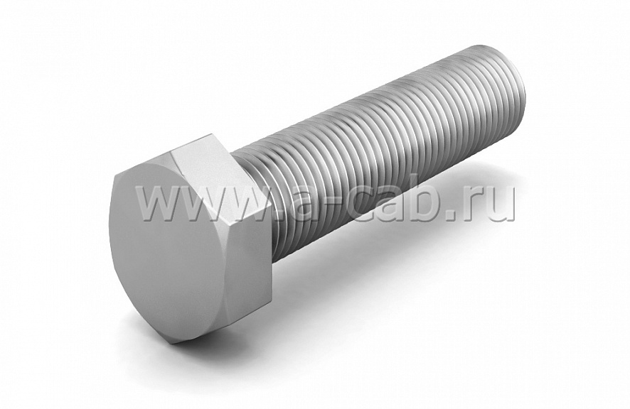 Болт  М8х45 полнонарезной  (Финляндия)